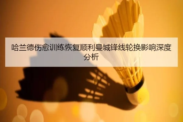 哈兰德伤愈训练恢复顺利曼城锋线轮换影响深度分析 | xingkong.com